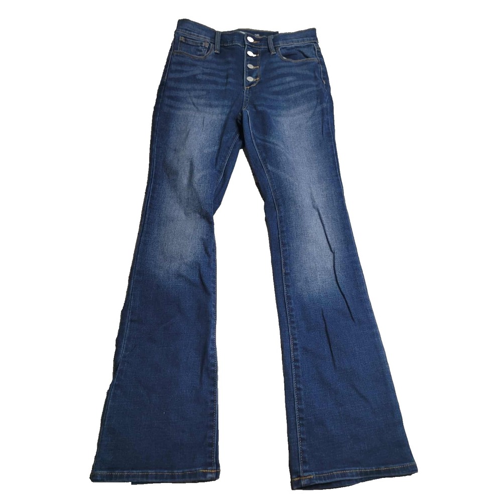 Old Navy Flare High Rise Button Fly Jeans Girl's 12‎ NWT